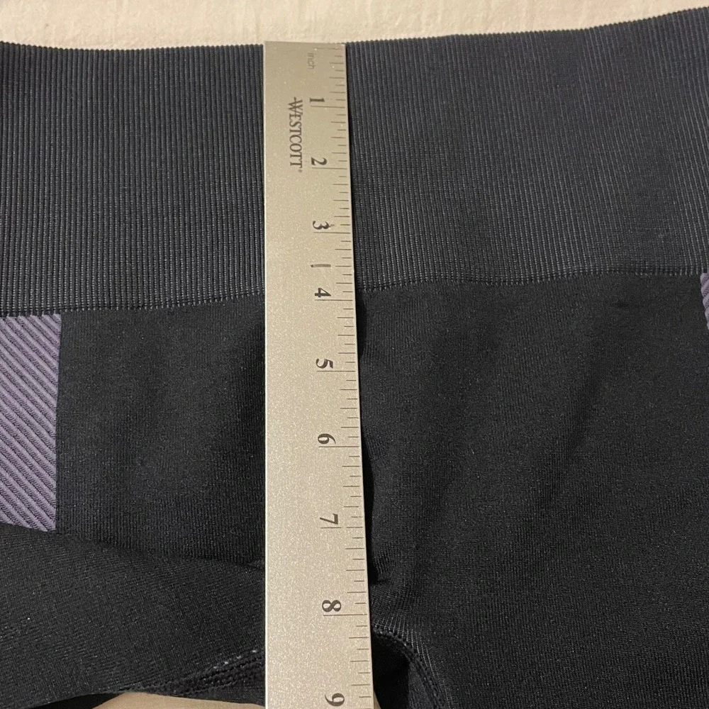 JoyLab Women Size Small Colorblock Seamless High Rise Leggings Black Grey Orange